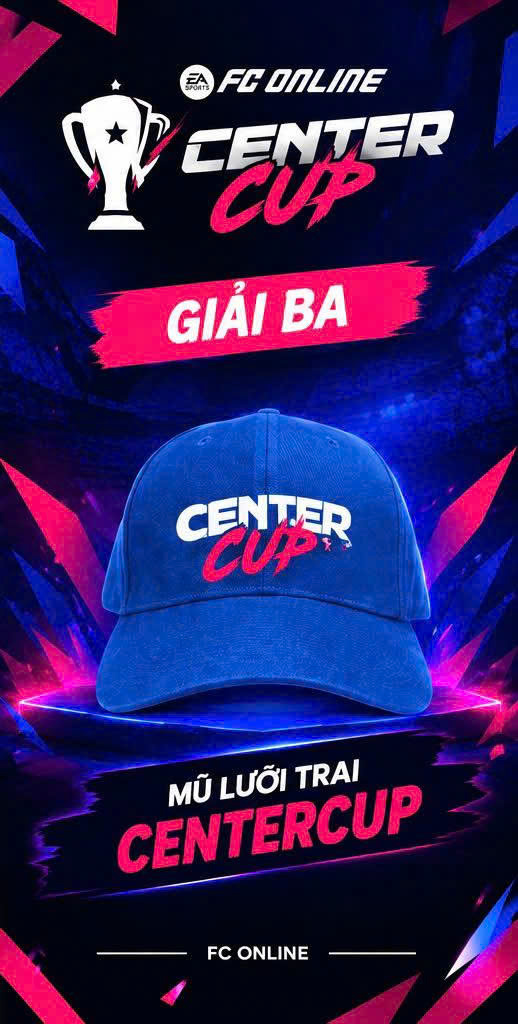 MŨ LƯỚI TRAI CENTER CUP